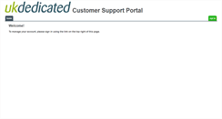 Desktop Screenshot of portal.ukdedicated.com