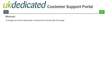 Tablet Screenshot of portal.ukdedicated.com